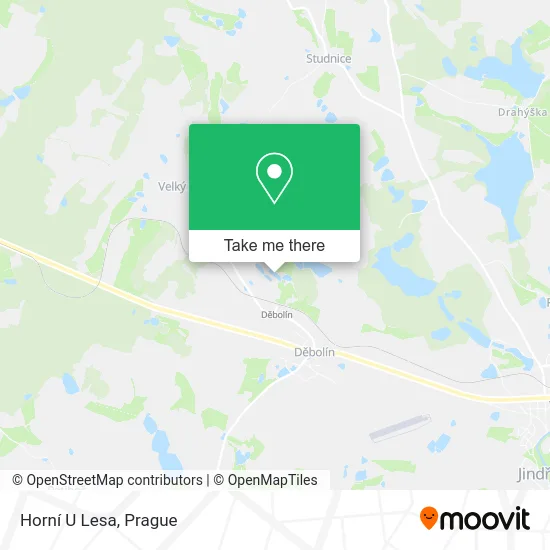 Карта Horní U Lesa