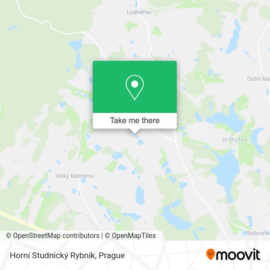 Horní Studnický Rybník map