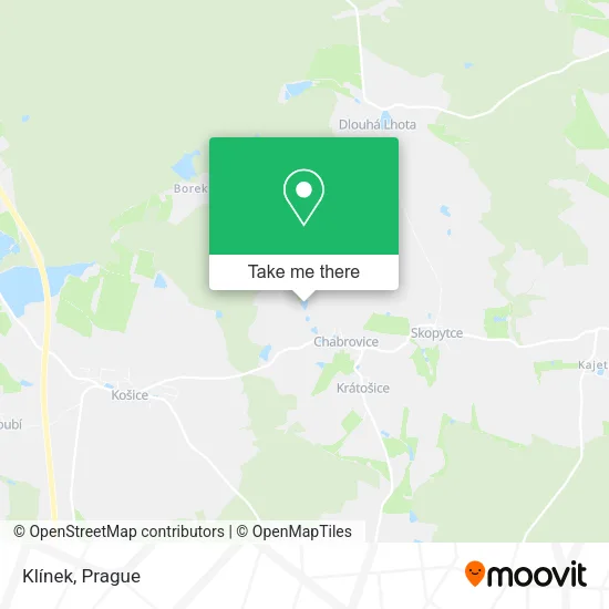 Карта Klínek