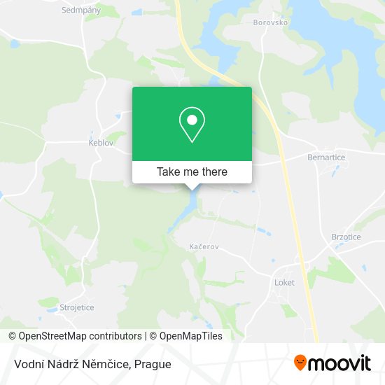 Vodní Nádrž Němčice map