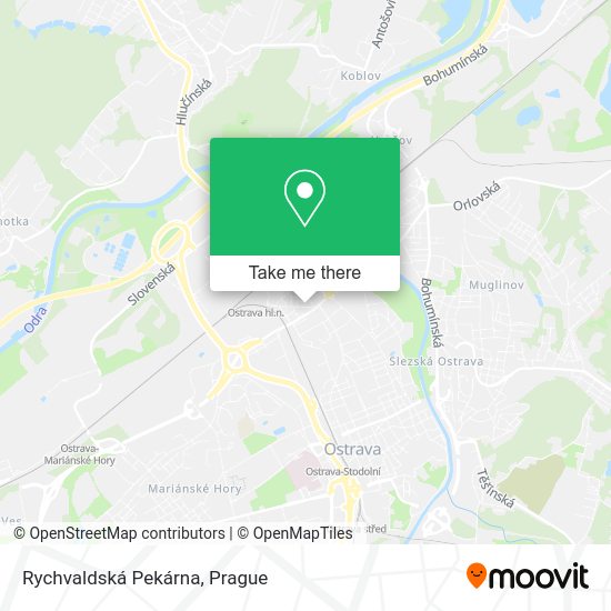 Карта Rychvaldská Pekárna