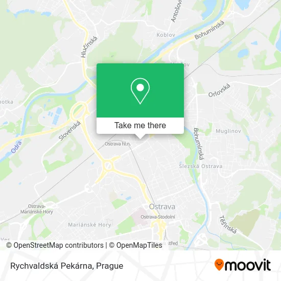 Карта Rychvaldská Pekárna