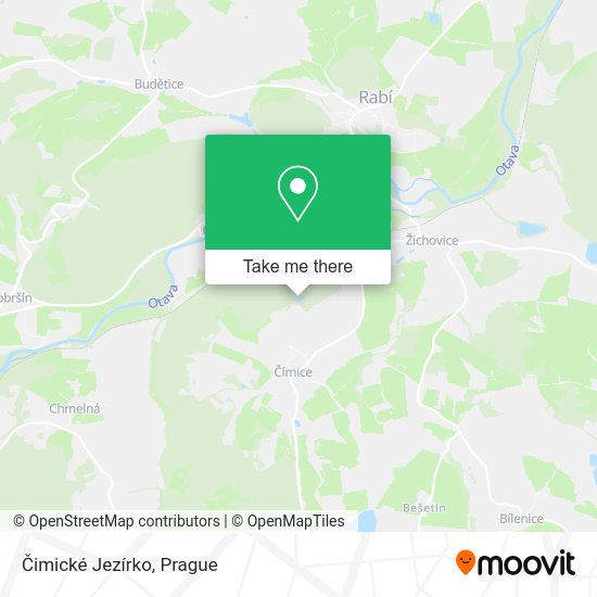 Čimické Jezírko map