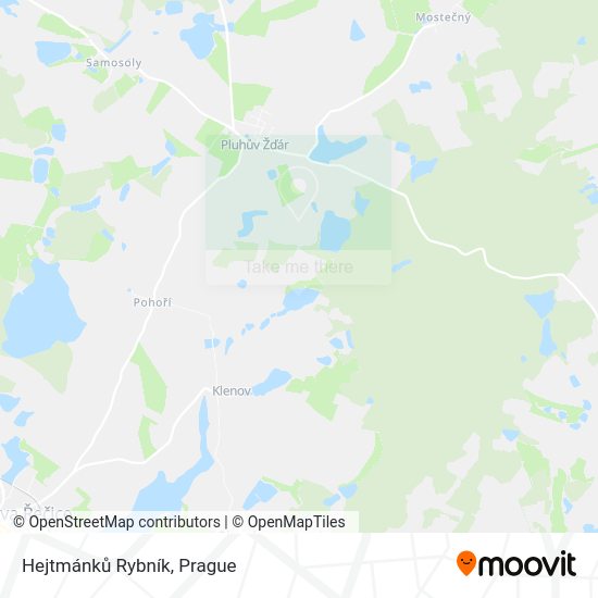 Hejtmánků Rybník map