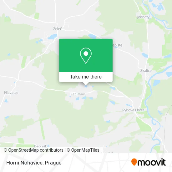 Карта Horní Nohavice