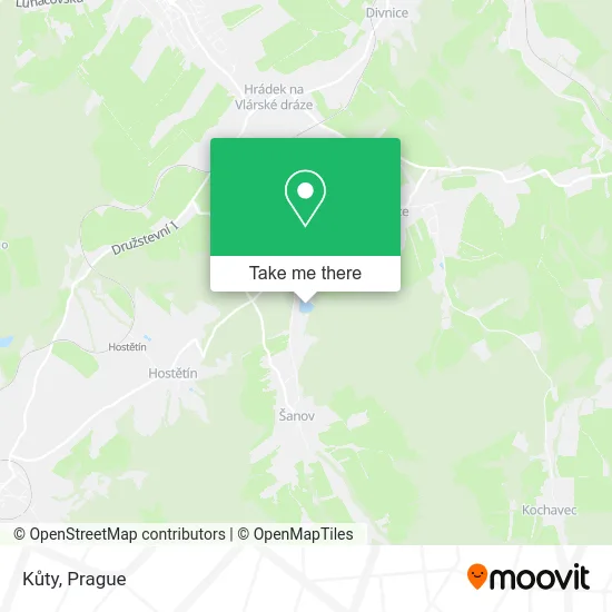 Kůty map