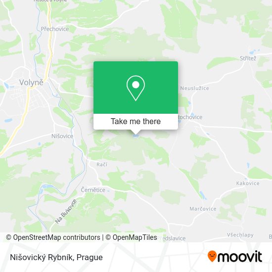 Nišovický Rybník map