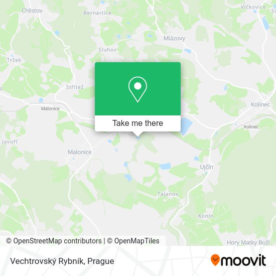 Vechtrovský Rybník map