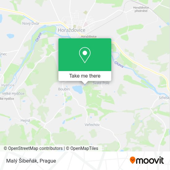 Malý Šibeňák map