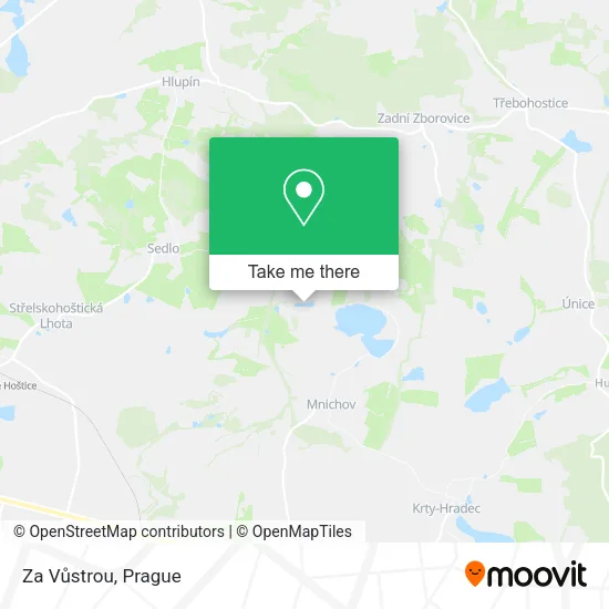 Карта Za Vůstrou