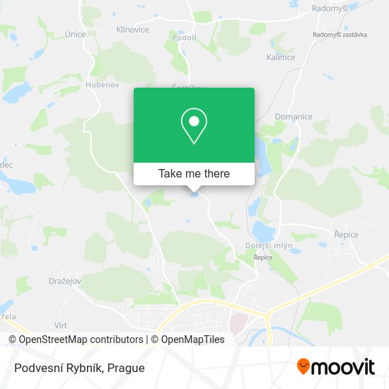 Podvesní Rybník map