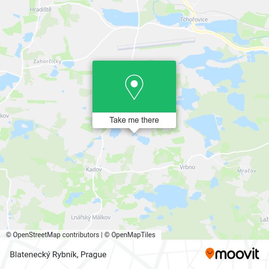 Blatenecký Rybník map