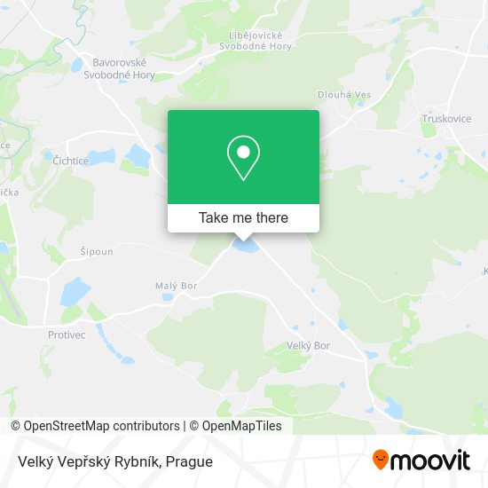 Velký Vepřský Rybník map