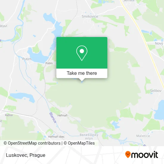 Карта Luskovec