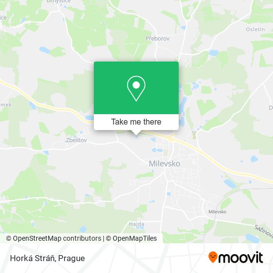 Horká Stráň map