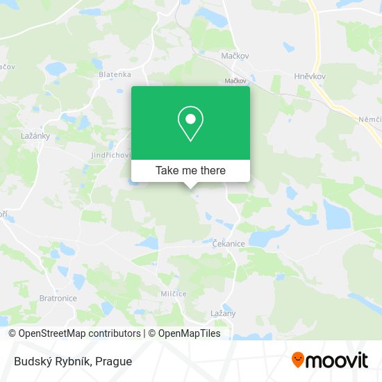 Budský Rybník map
