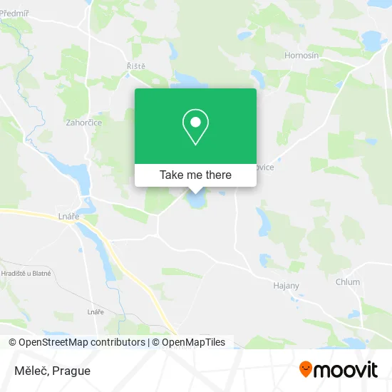 Карта Měleč