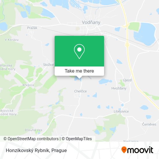 Honzíkovský Rybník map