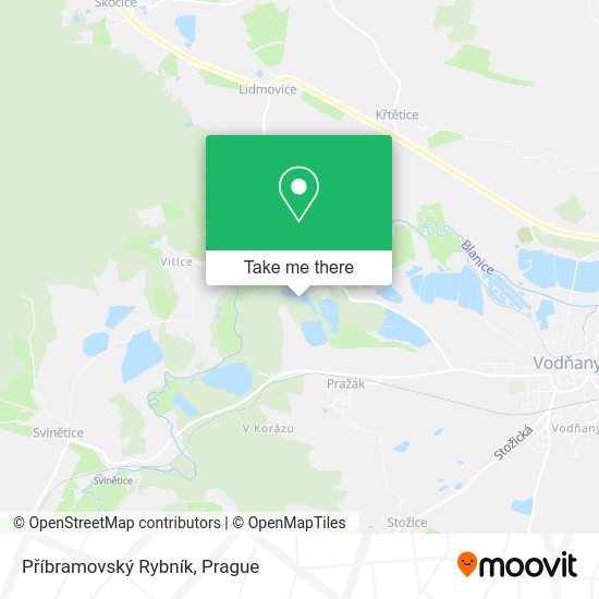 Příbramovský Rybník map