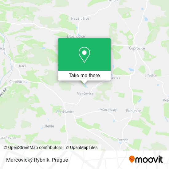 Marčovický Rybník map