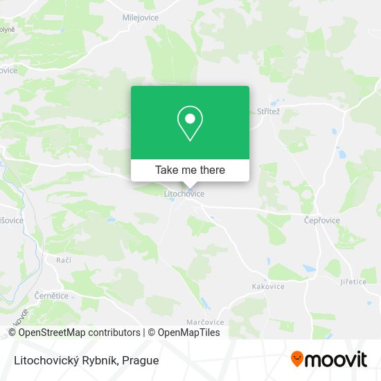Litochovický Rybník map