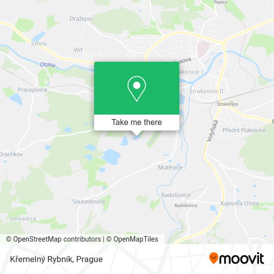 Křemelný Rybník map