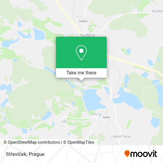 Střevíček map