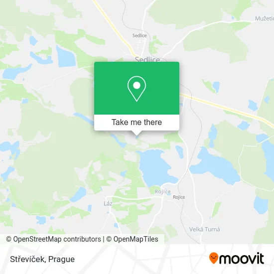 Карта Střevíček