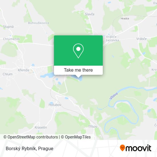 Borský Rybník map