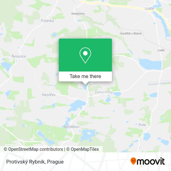 Protivský Rybník map