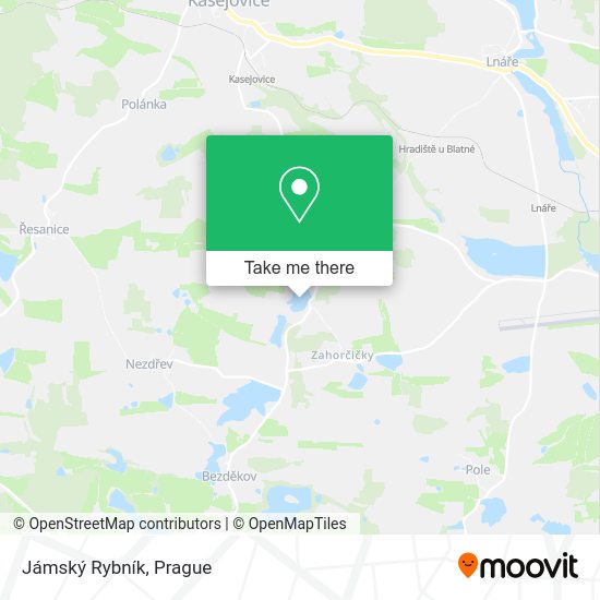 Jámský Rybník map