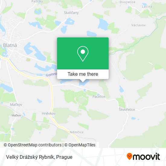 Velký Drážský Rybník map