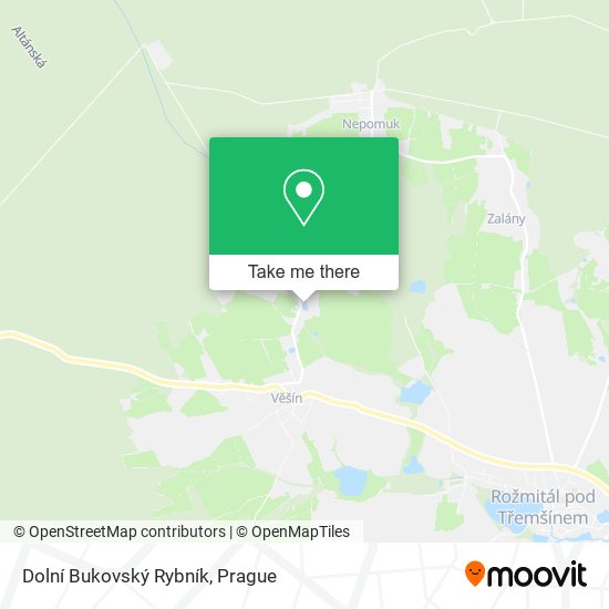 Dolní Bukovský Rybník map