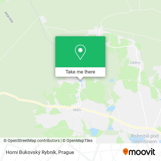 Horní Bukovský Rybník map