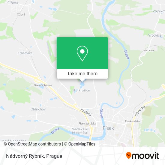 Nádvorný Rybník map