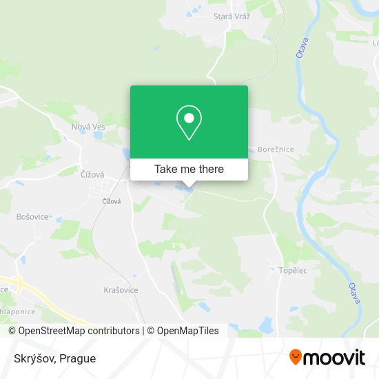 Карта Skrýšov