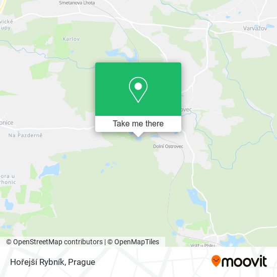 Hořejší Rybník map