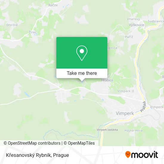 Křesanovský Rybník map