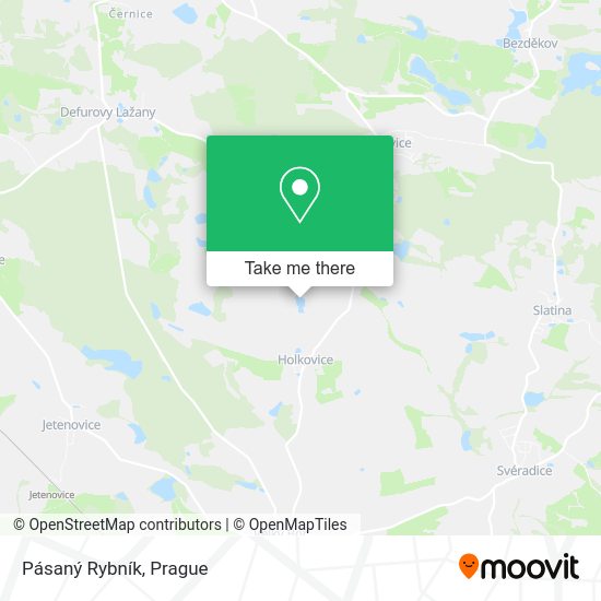 Pásaný Rybník map
