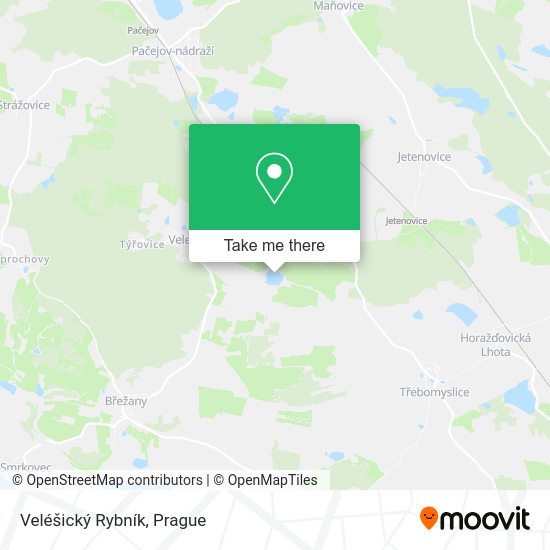 Veléšický Rybník map