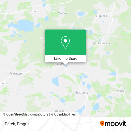 Карта Pátek
