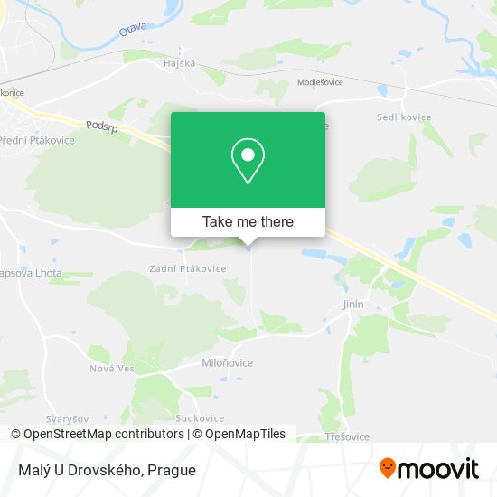Malý U Drovského map