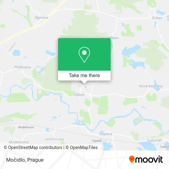 Карта Močidlo
