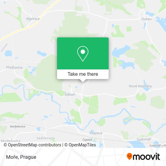 Карта Moře
