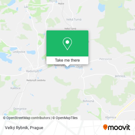 Velký Rybník map