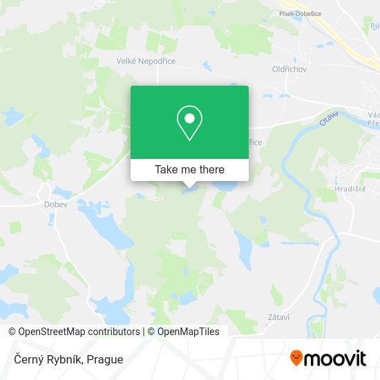 Černý Rybník map