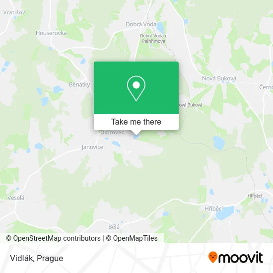 Карта Vidlák