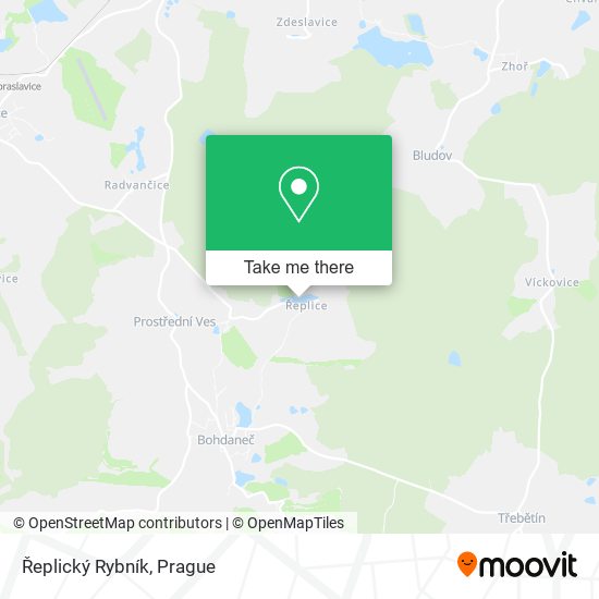 Řeplický Rybník map