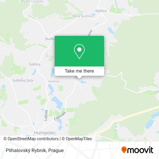 Plíhalovský Rybník map