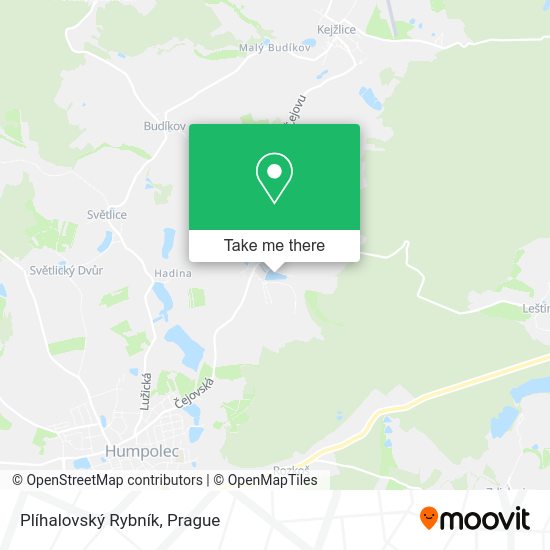 Plíhalovský Rybník map